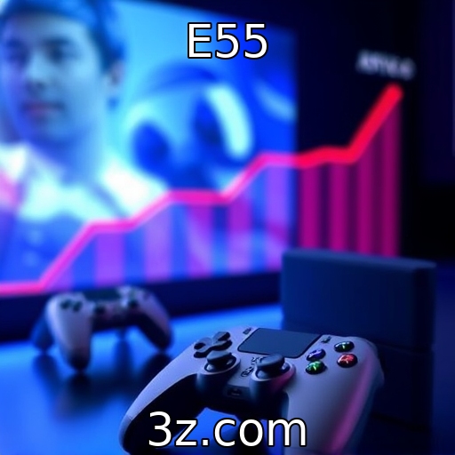 E55 - Crescimento das vendas de consoles no mercado global